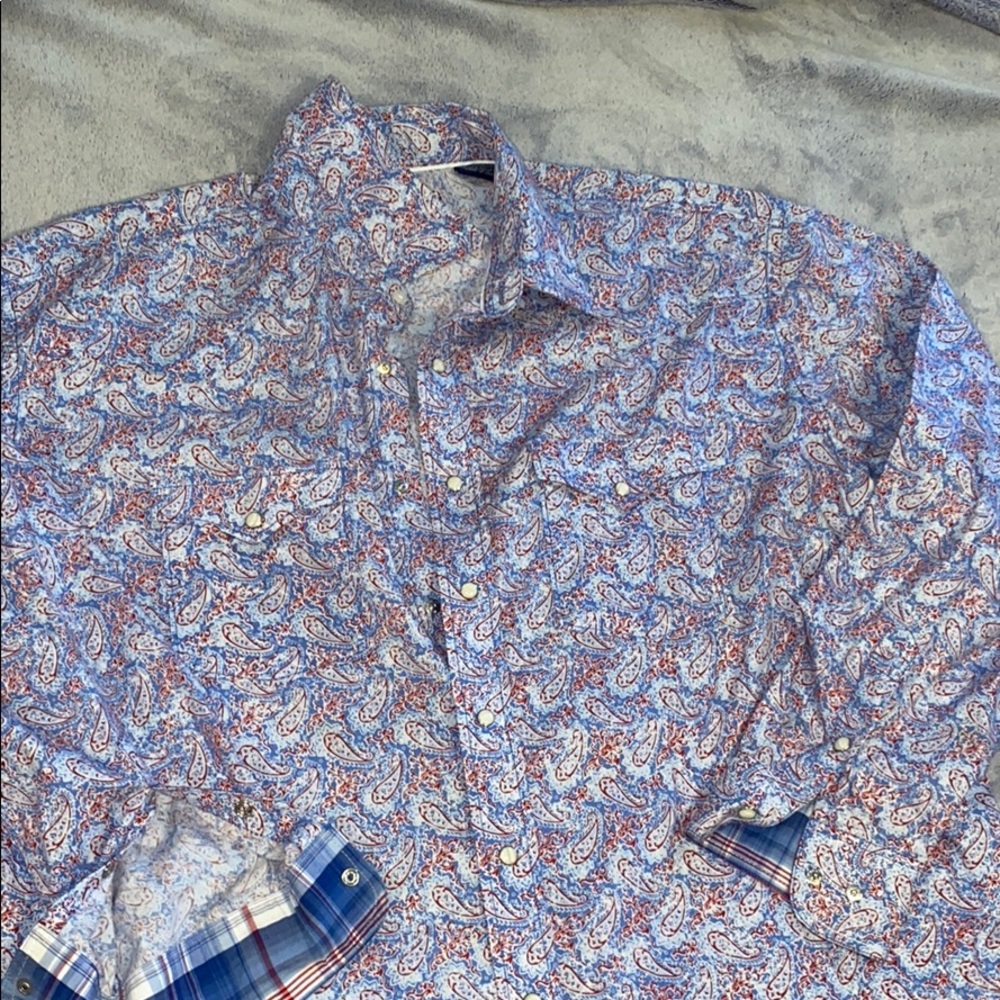 Men’s long sleeve western style shirt
